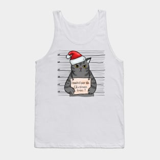 I Knocked Over the Christmas Tree Tank Top